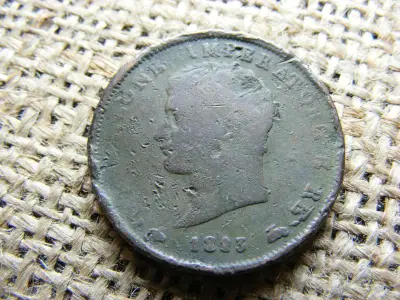Olaszország, 1 Soldo, 1813, I. Napóleon