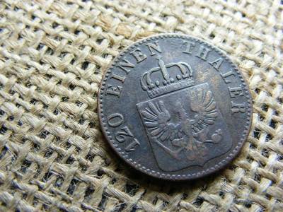 Porosz 3 Pfenninge, 1864 A, I. Vilmos