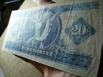 20 forintos bankjegy, 1957