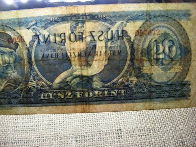 20 forintos bankjegy, 1957