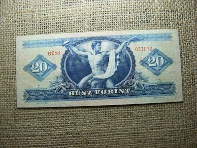 20 forintos bankjegy, 1957