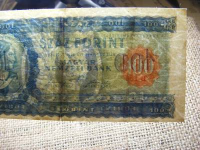 100 forintos bankjegy, 1946, restaurált