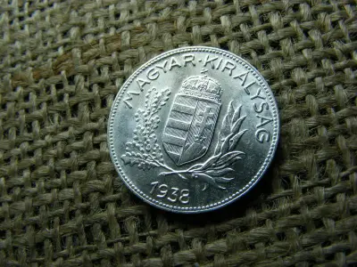 Ezüst 1 pengő, 1938, extra