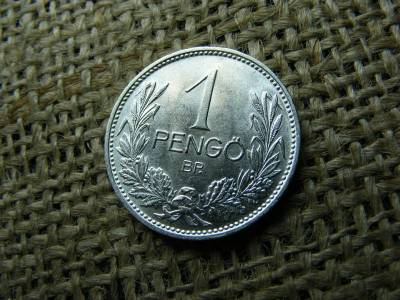 Ezüst 1 pengő, 1938, extra