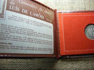 Portugália 1000 Escudo, 1980, Ezüst, Eredeti Tokban