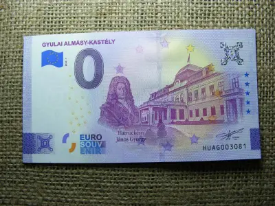 0 Euro, Euró Magyarország - Gyulai Almásy-kastély, UNC