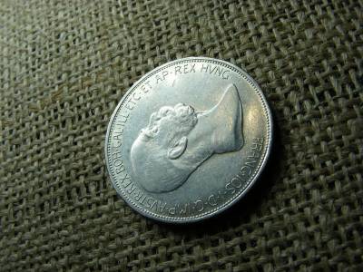 Ezüst 5 korona érme, 1908, Corona