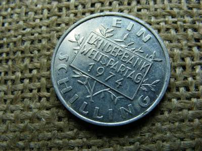 Landerbank Graz Weltspartag 1974, 1 Schilling 1924