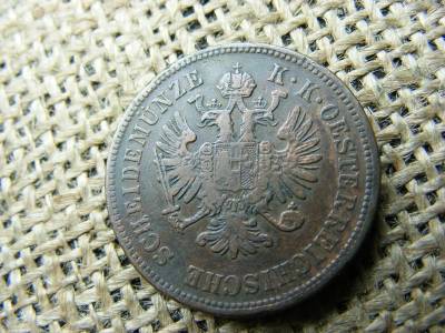 4 krajcár 1861 A, Ferenc József koronaérme