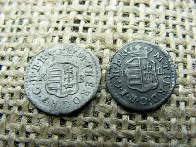 Mária Terézia dénár, 1752, KB, 2 verőtőtípus, R