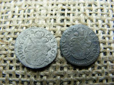 Mária Terézia dénár, 1752, KB, 2 verőtőtípus, R