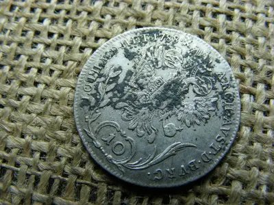 József, ezüst 10 krajcár, 1788 B, tisztítandó