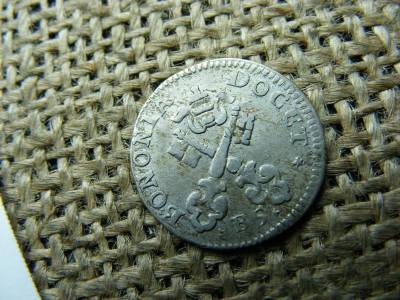 Vatikán, 5 bolognini, 1730-1740, ezüst