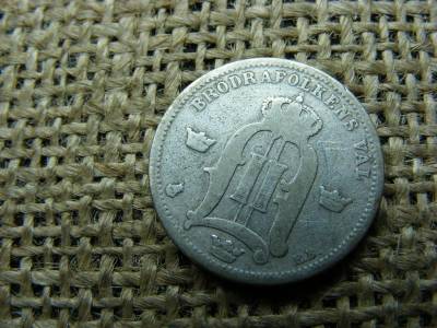 Svédország, 50 öre, 1898, ezüst