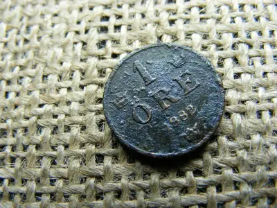 Svédország, 1 öre, 1882