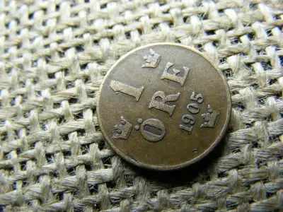 Svédország, 1 öre, 1905