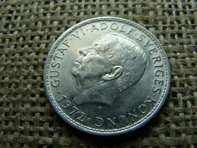 Svédország, 5 korona 1972, kronor