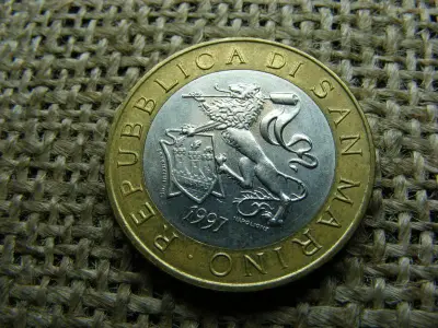San Marino 1000 Lire, 1997, líra