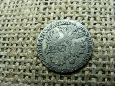 Ezüst 3 krajcár, 1820, Habsburg