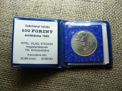 100 forintos érme, 1983, BU