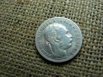 Ezüst 1 forint, 1890, KB Fiumei