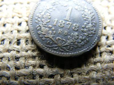 1 krajcár 1878, 2x2 makk RR