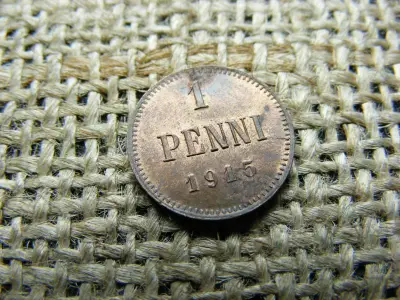 Finnország 1 penni, 1915
