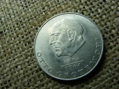 Németország 20 márka, 1973, Otto Grotewohl