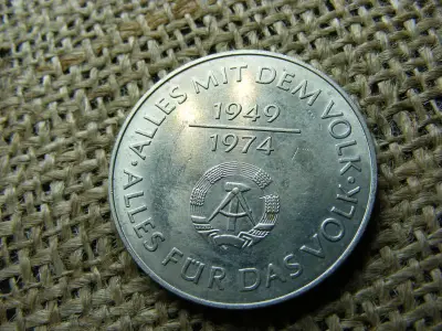 Németország 10 márka, 1974, NDK 25. évforduló
