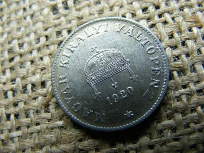 20 fillér, 1920, korona pénzrendszer