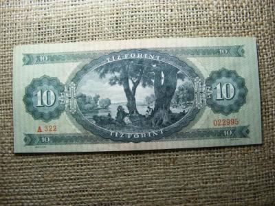 10 forintos bankjegy, 1957, EF