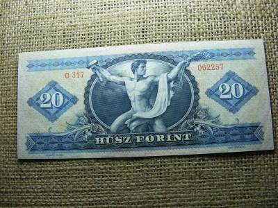 20 forintos bankjegy, 1965, VF+