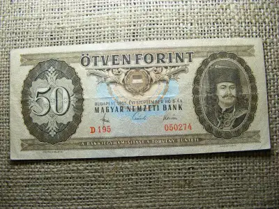 50 forintos bankjegy, 1965