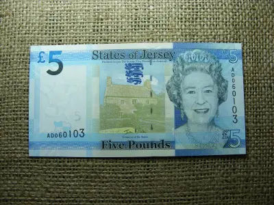 Jersey 5 fontos bankjegy, 2010, UNC, (A2)