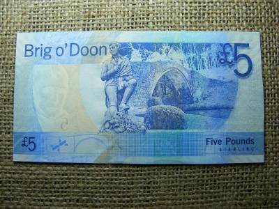 Skócia 5 fontos bankjegy, 2007, UNC (A2)