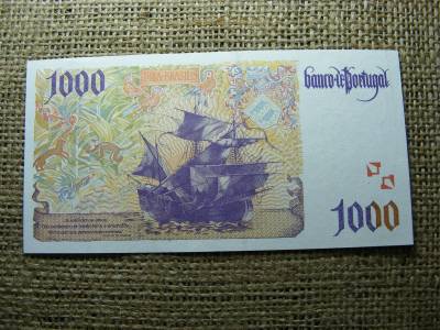 Portugália 1000 Escudo, 1998, EF