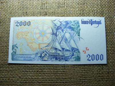 Portugália 2000 Escudo, 1997, UNC