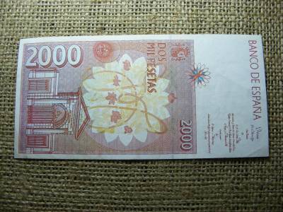 Spanyolország 2000 pezeta, 1992, EF