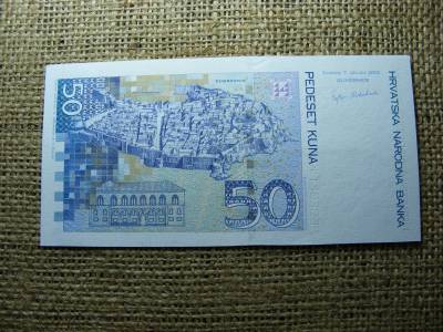 Horvátország 50 kuna, 2002, UNC, (A2)
