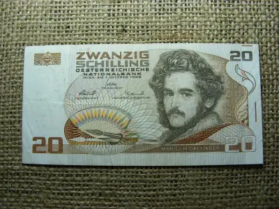Ausztria 20 schilling, 1986, VF (A2)