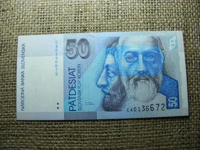 Szlovákia 50 korona, 1995, EF állapot