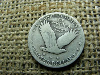 USA 1/4 dollár, 1927, ezüst quarter dollar