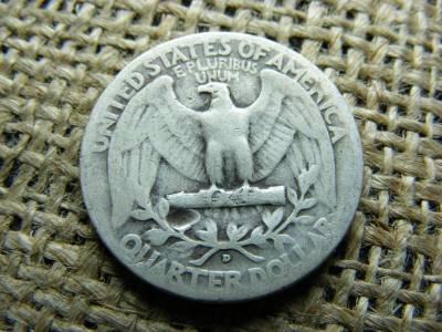 USA 1/4 dollár, 1941 D, ezüst