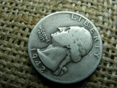 USA 1/4 dollár, 1942, ezüst quarter dollar