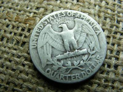 USA 1/4 dollár, 1942, ezüst quarter dollar