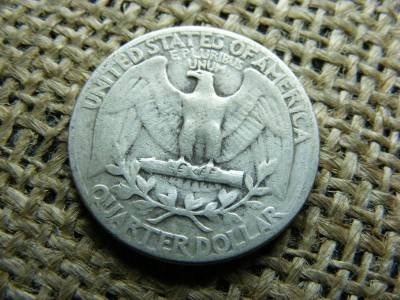 USA 1/4 dollár, 1943, ezüst quarter dollar