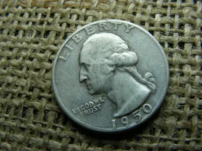 USA 1/4 dollár, 1950 D, quarter dollar