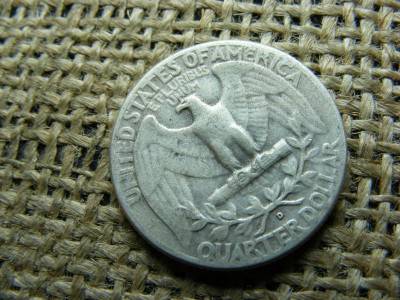 USA 1/4 dollár, 1950 D, quarter dollar