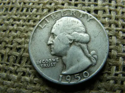 USA 1/4 dollár, 1950, ezüst