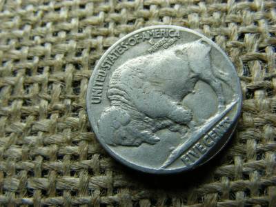 USA 5 centes érme, 1937, Buffalo
